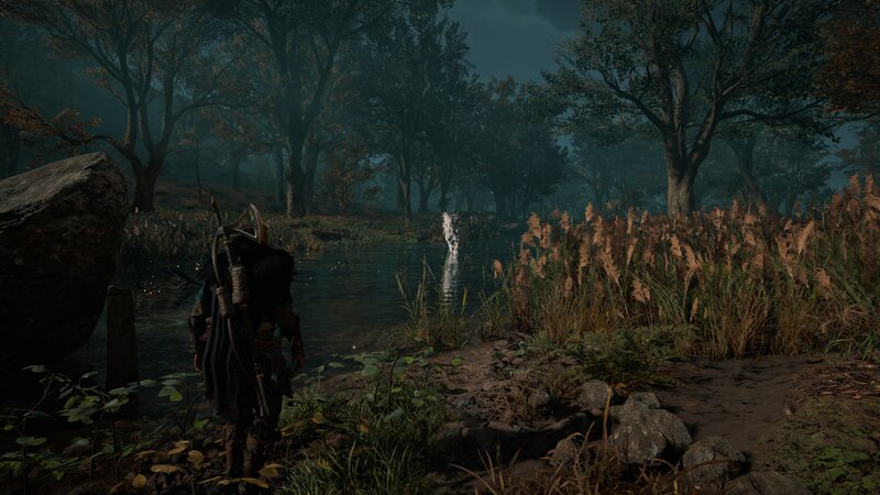 Character by a Pond
