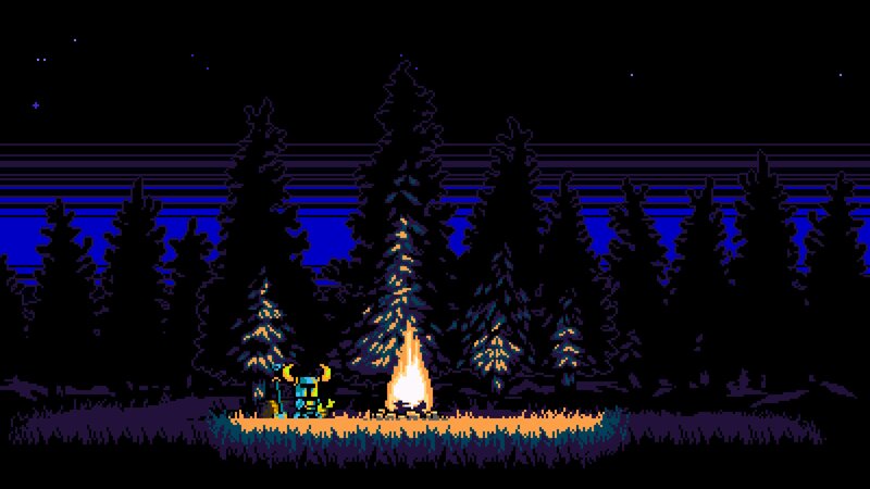 Character by Campfire — Black, Serene