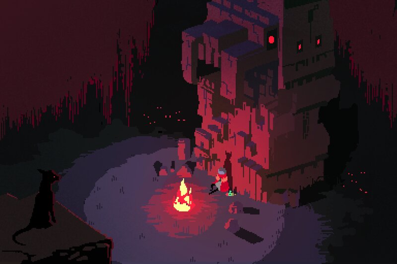 Character by Campfire — Red