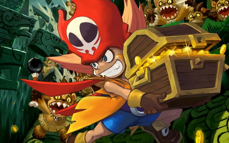 Character Carrying Treasure Chest