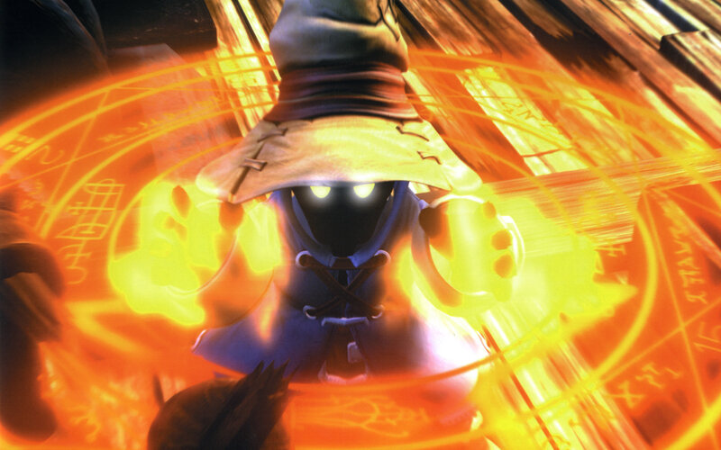 Character Casting Spell — Orange, Dramatic
