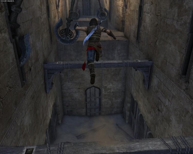 character climbing in a dungeon