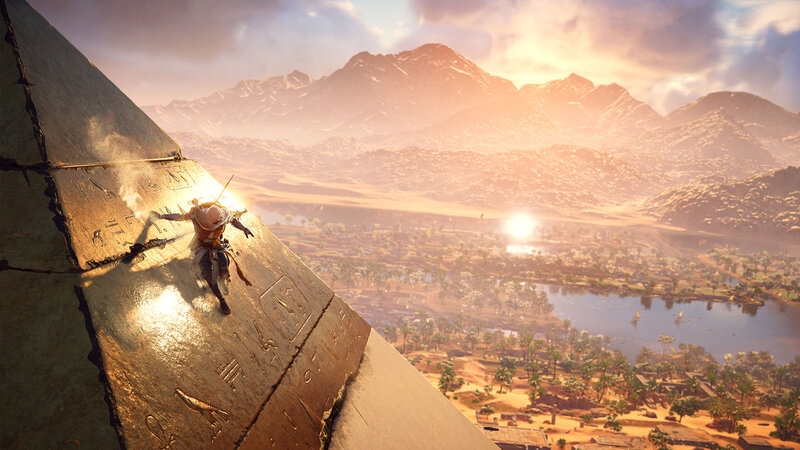Character Climbing Pyramid