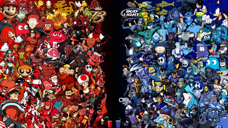 character collage wallpaper