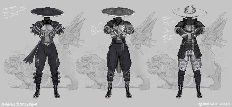 Character Concept Art — Black