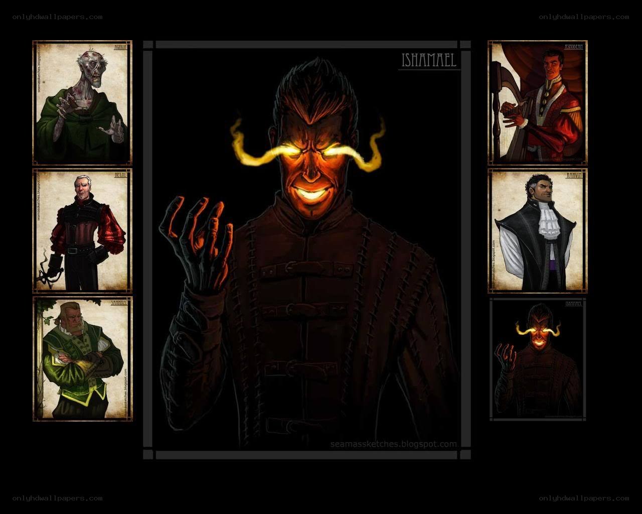 Character concept art collection