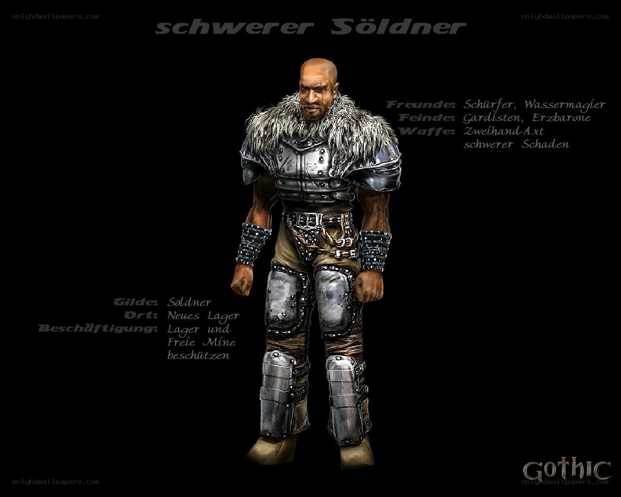 Character concept art for Söldner