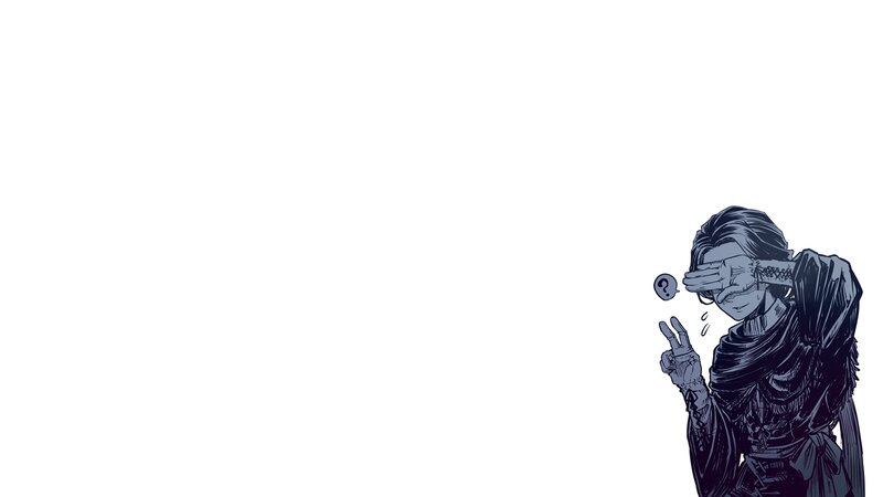 Character Covering Eyes
