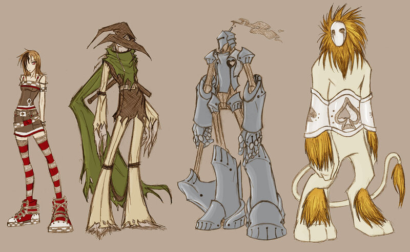 Character design concepts