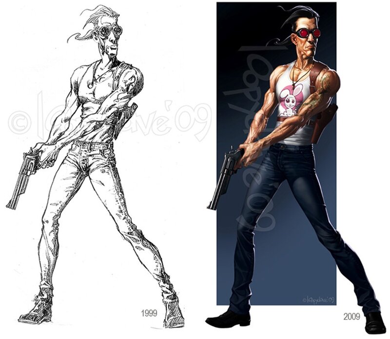 Character design evolution
