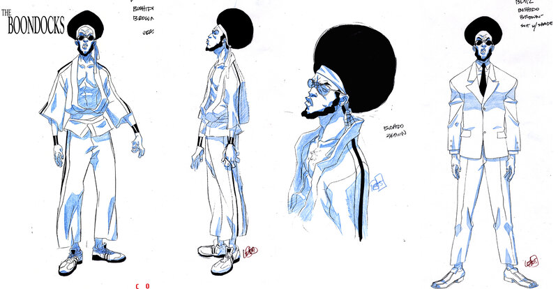 Character design for The Boondocks