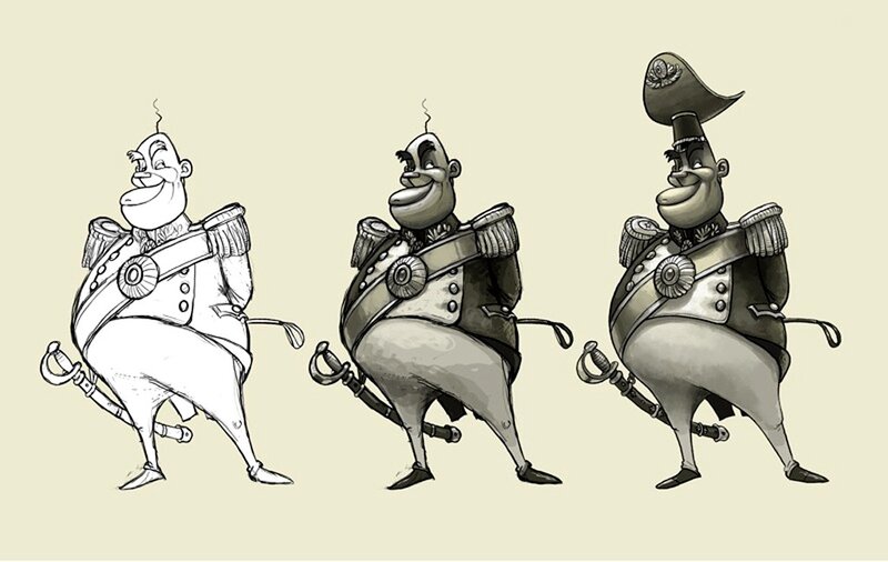 Character design progression