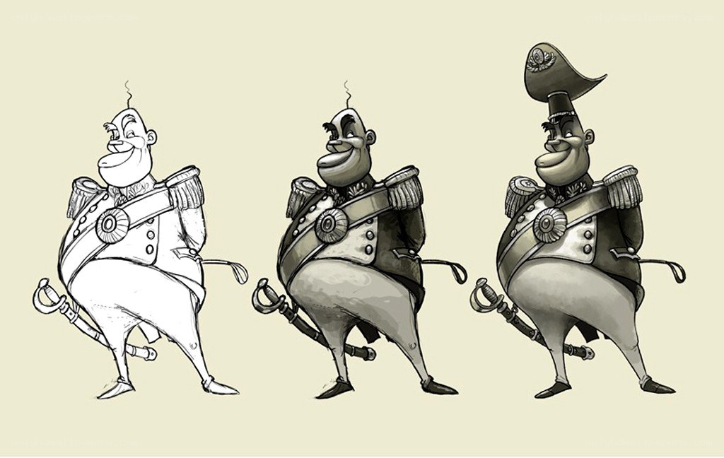 Character design progression