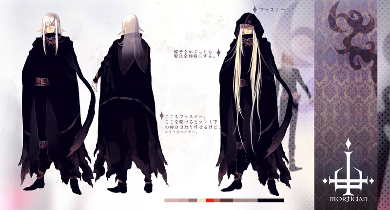 Character Design Sheet — Black