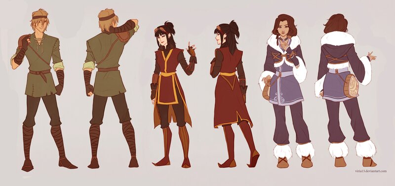 Character Design Sheet — Brown