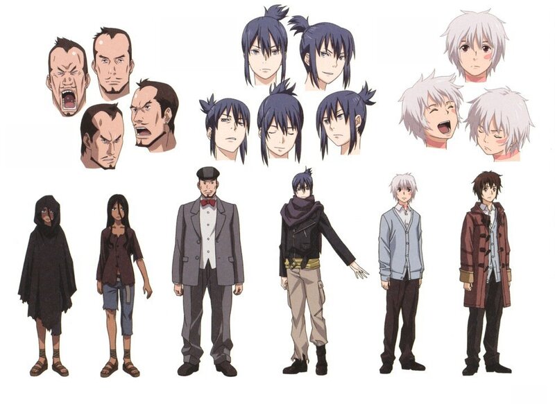 character design sheet for anime