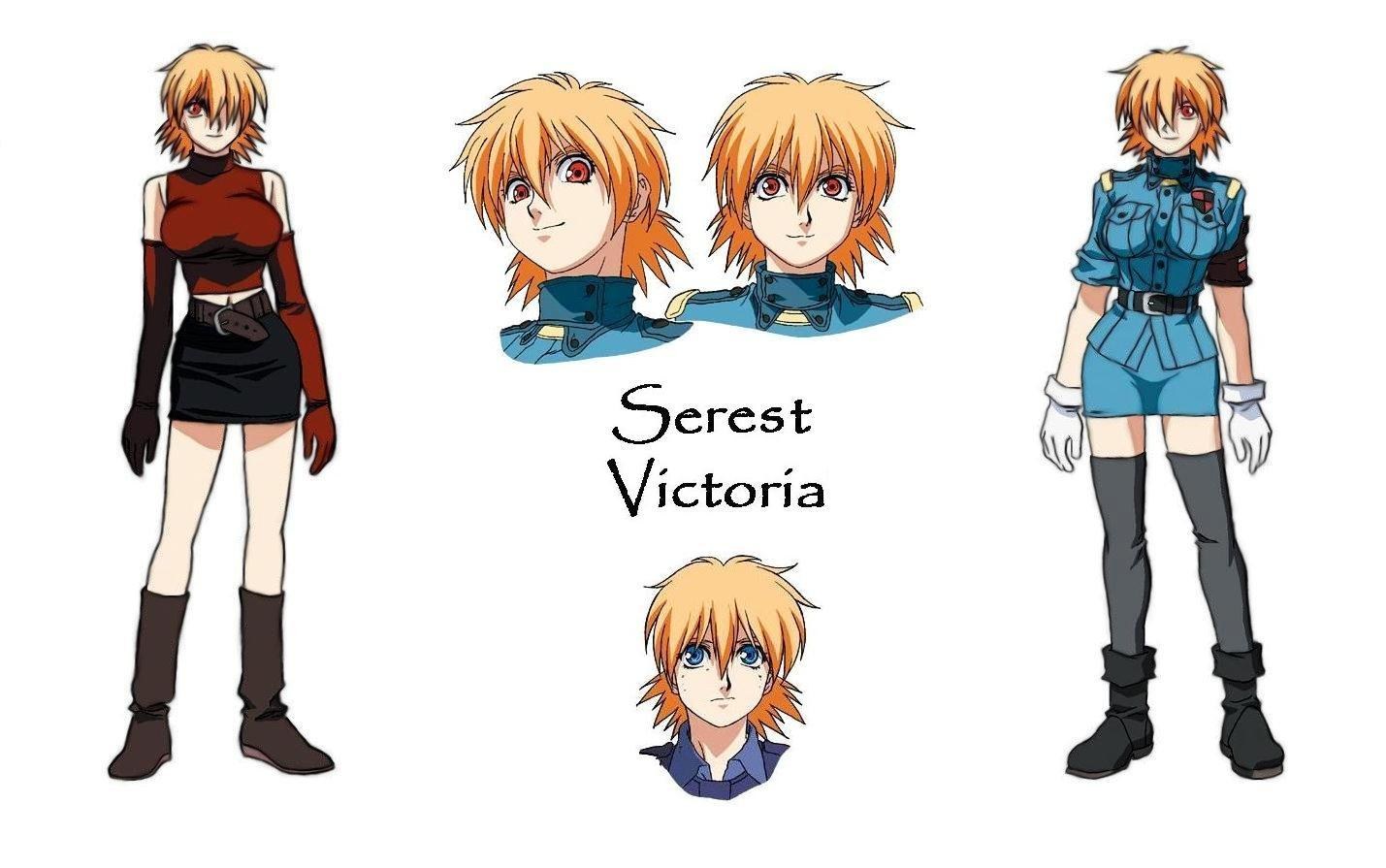 Character design sheet for Serest Victoria