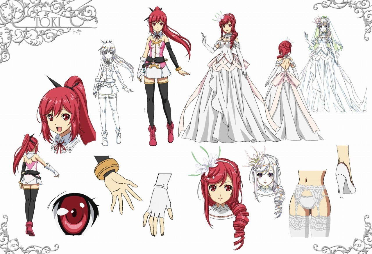 Character design sheet for Toki
