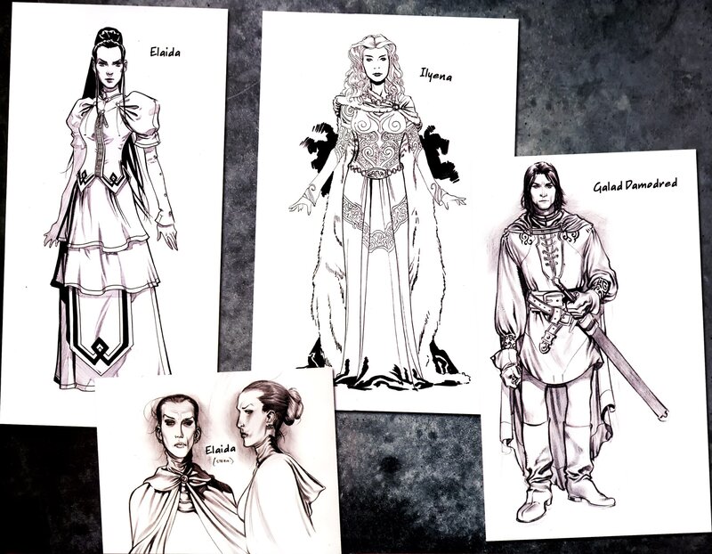 Character design sketches