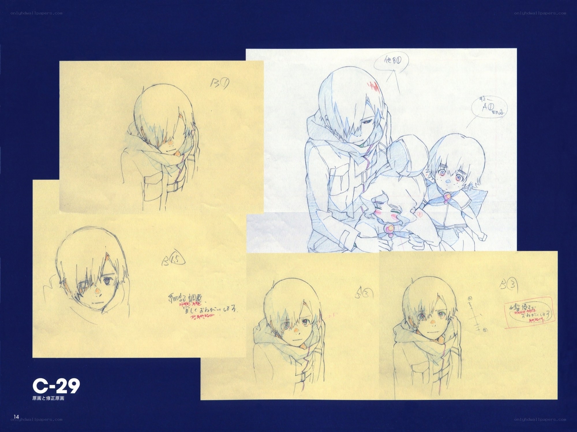 Character design sketches