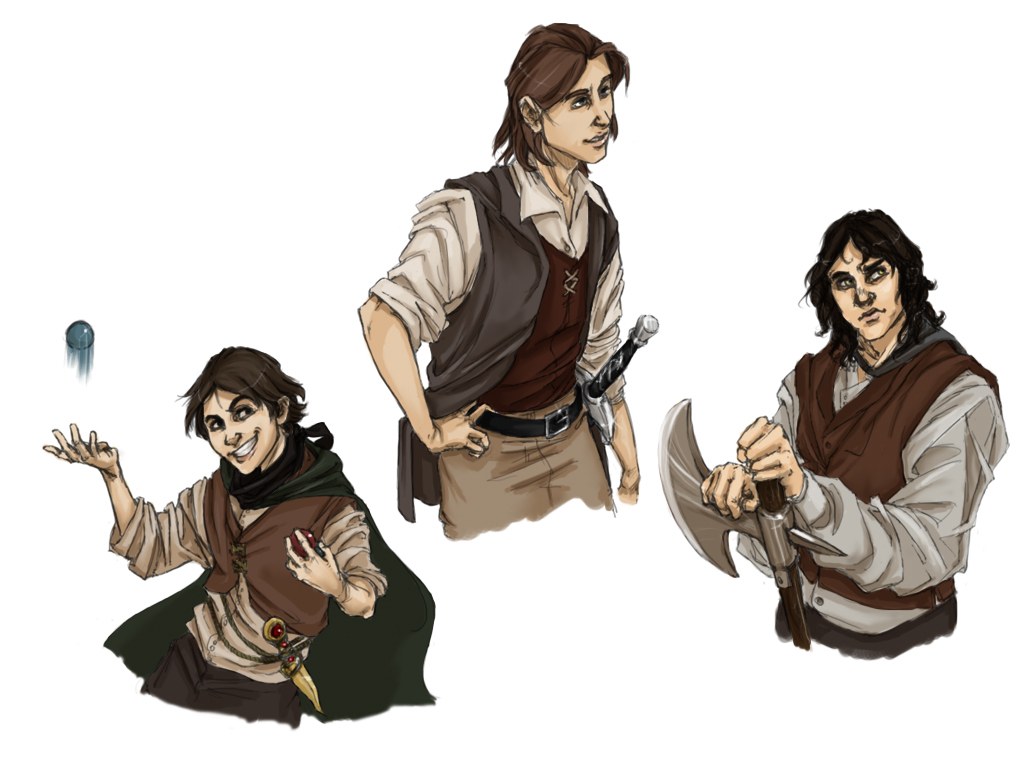 Character design sketches