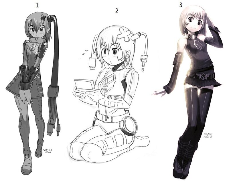 Character design sketches