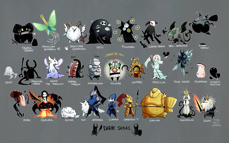 Character Designs from a Game