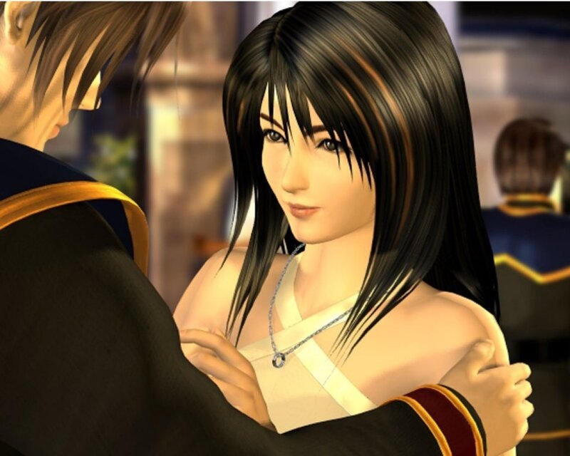 character embrace scene