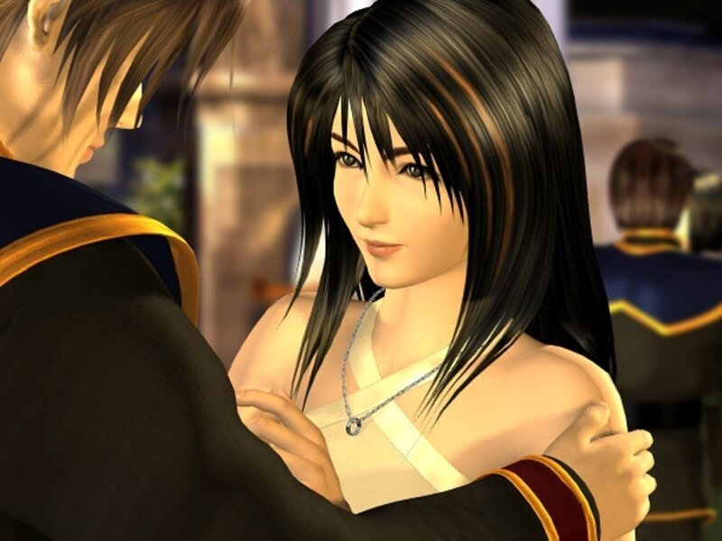 character embrace scene