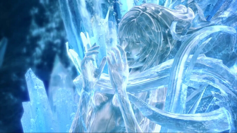 Character Encased in Ice