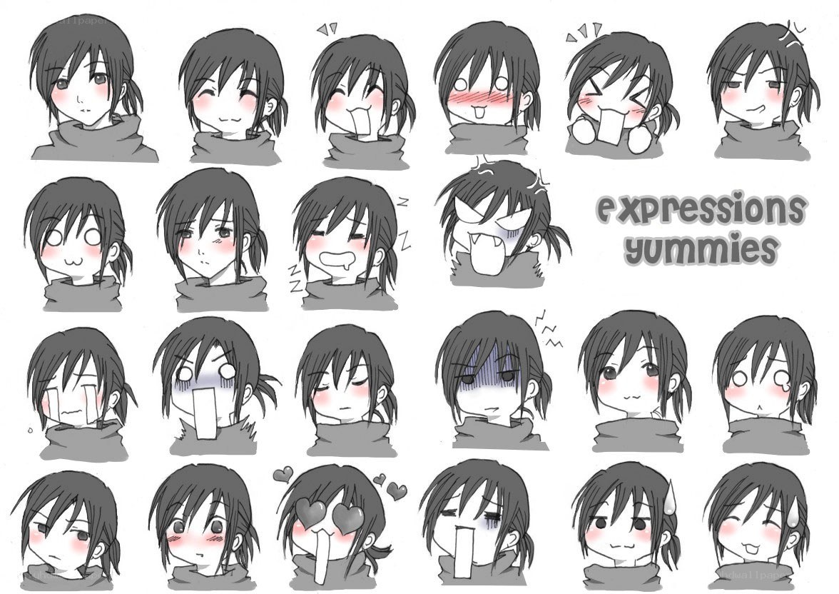 character expression sheet