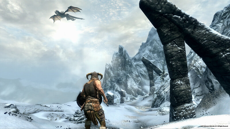 Character Facing Dragon — White