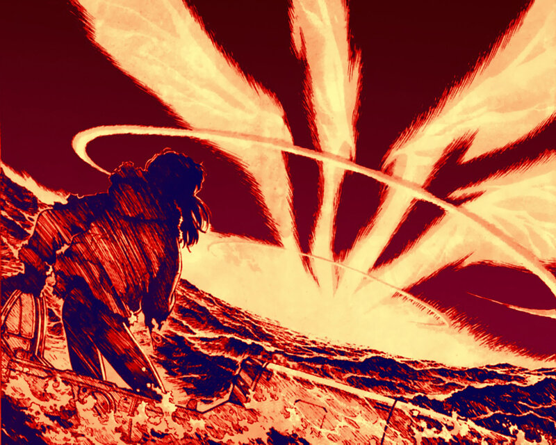 character facing explosion
