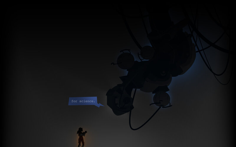 Character facing giant robot