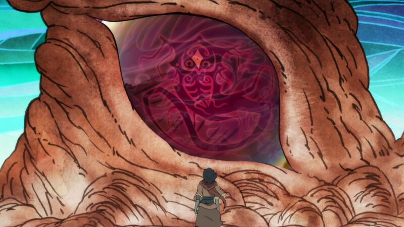 Character Facing Glowing Orb