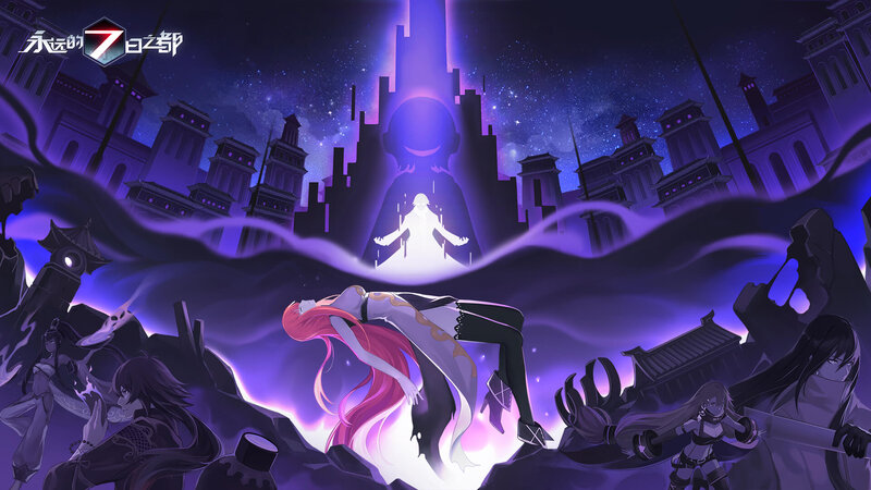 Character Falling in Ruins