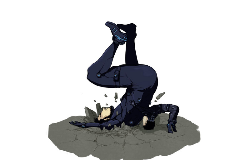 Character falling through ground
