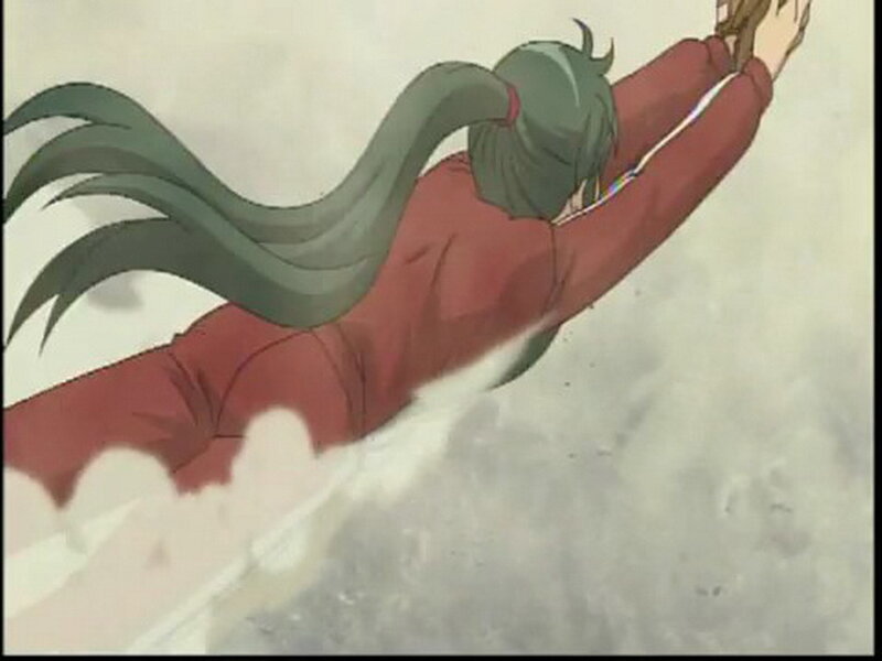 character falling through sky