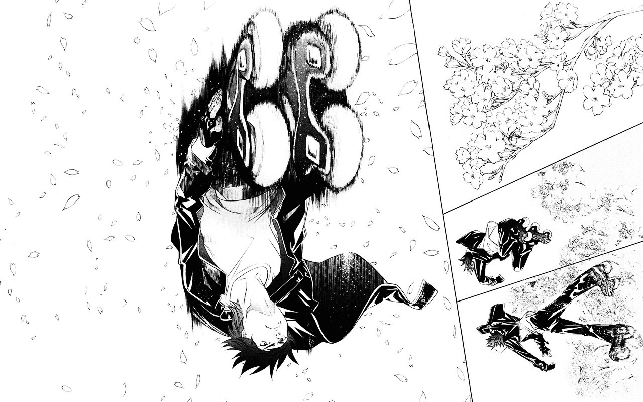 character falling with roller skates