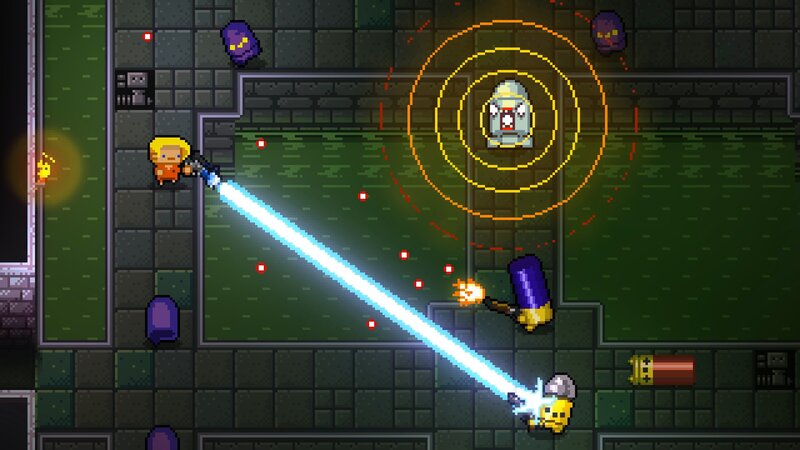 Character Firing Laser Beam