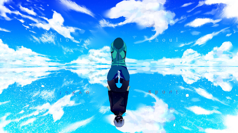 Character Floating in Sky