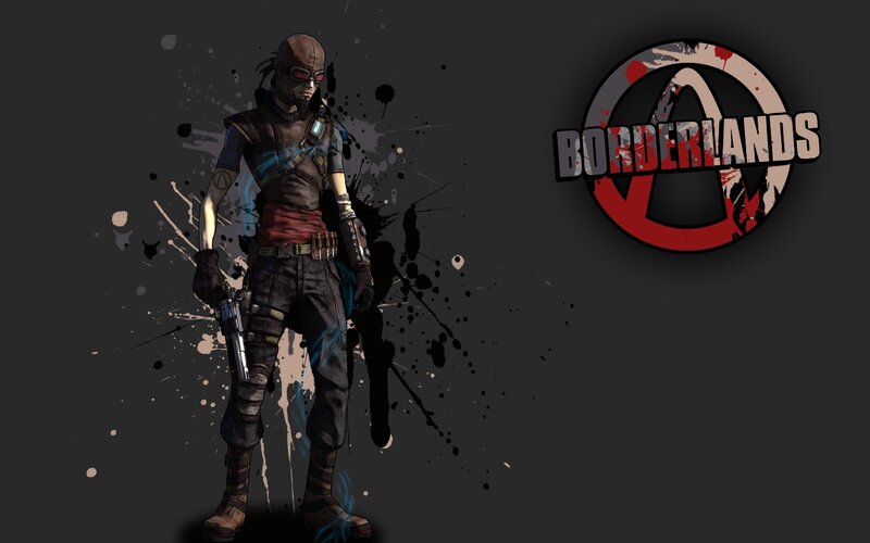 Character from Borderlands — Black