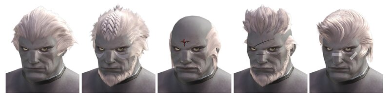 Character head designs