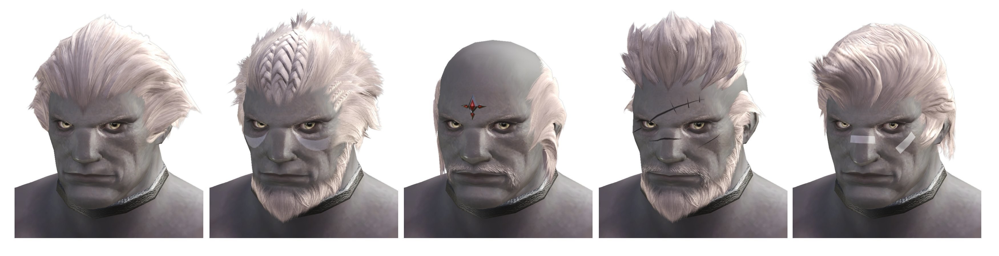 Character head designs