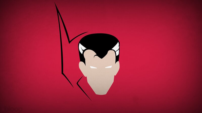 Character Head with Lightning Bolt