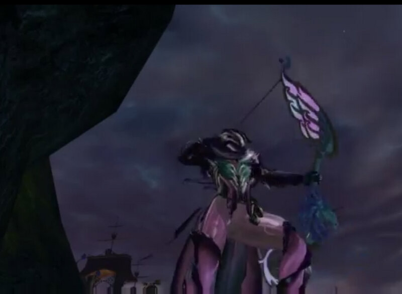 Character Holding a Flag
