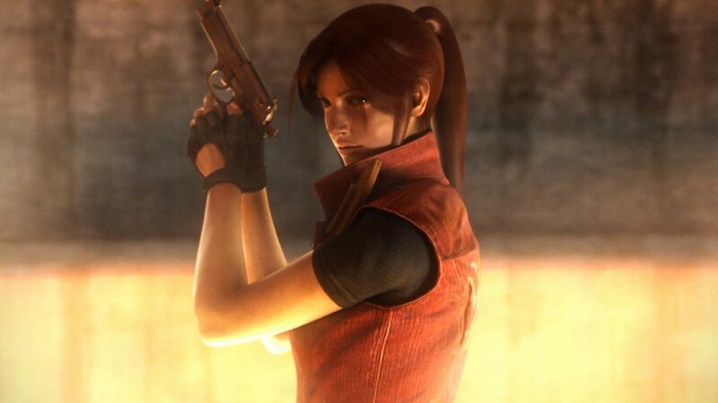 character holding a gun