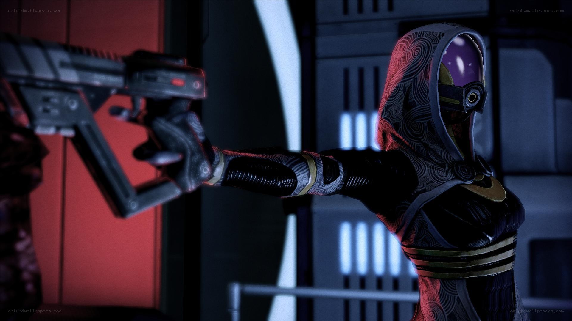 character holding a gun