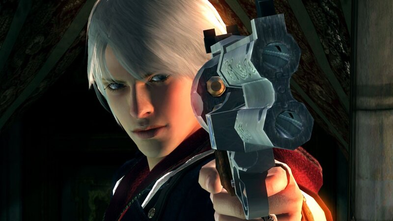 Character Holding a Gun — Black, Intense