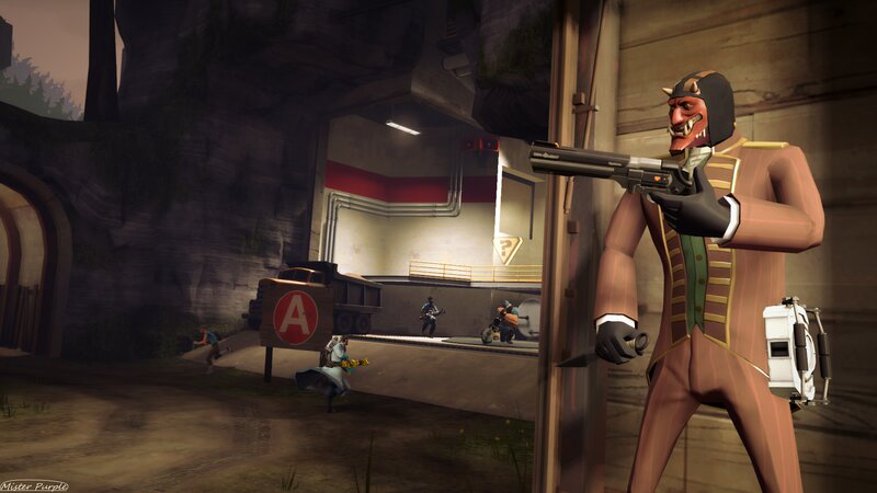 Character Holding a Gun — Brown, Tense
